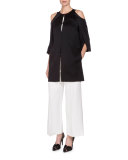 Ward High-Rise Cropped Pants, White