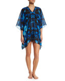 Sophia Printed Georgette Coverup, Regatta