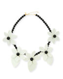 lovely lillies statement necklace
