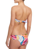 Flora Printed V-Wire Bandeau Swim Top