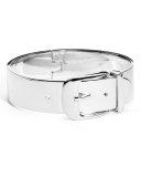 Wide Sterling Silver Buckle Bracelet