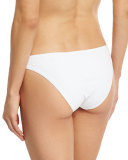 Cascade Floral Hipster Swim Bottom, White