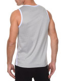 Mesh Muscle Tank, Gray