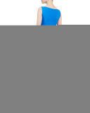 Chastity Sleeveless Ruched Gown, Mare