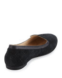 Bentlie Diamond-Quilted Smoking Flat