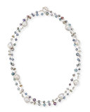 Beaded Necklace with Baroque Pearls