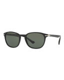 PO3148S Rectangular Acetate Sunglasses