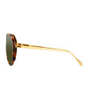 Oversized Aviator Sunglasses, Tortoise