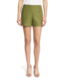 Linen Burlap Shorts, Hills 