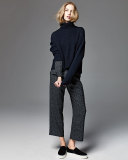 Oversized Knit Turtleneck Sweater,