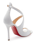 Malefissima Crisscross 100mm Red Sole Sandal