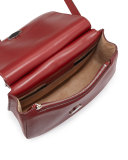 Leather Hunting 9 Shoulder Bag, Brick 