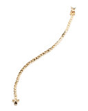 Yellow Gold Pyramid Tennis Bracelet