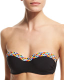 Friendship Bracelet Underwire Bandeau Swim Top