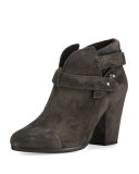 Harrow Suede Ankle Boot, Asphalt