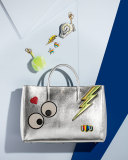 Mini Star and Heart Rainbow Stickers for Handbag, Silver