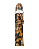 20mm Urban Vintage Cheetah-Print Patent Strap
