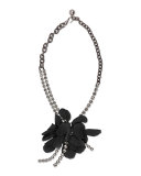 Short Flower Chain Necklace