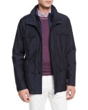 Hybrid Field Jacket, Navy