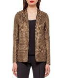 Icone St. Gallen Basketweave Jacket, Bronze