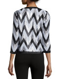 Zigzag-Sequined Jacket 