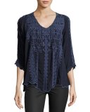 Marina Georgette Top 