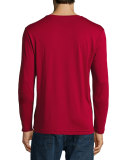 Three-Pack Pima Cotton Long-Sleeve T-Shirts