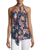 The Free Love Floral Silk Tank, San Franciscan Nights