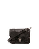 PS1 Mini Luxe Leather Crossbody Bag, Black