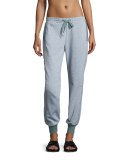 Essentials Drawstring Sweatpants, Chalk Blue Melange