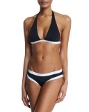 Amalfi Capri Colorblock Halter Swim Top