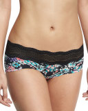 Dolce Floral-Print Boyshorts, Multi Pattern