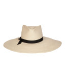 The Stella Straw Panama Sun Hat, Natural