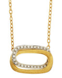 Murano 18k Gold & Diamond Pendant Necklace