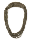 Sparkle Knit Scarf Necklace
