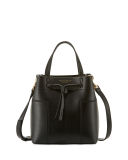 Block-T Micro Drawstring Crossbody Bag