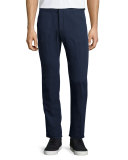 Bedlington Linen-Blend Pants, Navy