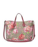 GG Blooms Top-Handle Tote Bag, Rose/Multi