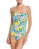 Limoncello Bandeau One-Piece Swimsuit