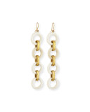 Simama Light Horn Drop Earrings