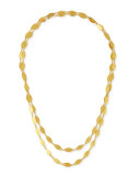 Willow 24k Gold Long Single-Strand Necklace, 40"