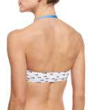 Cayman Striped Tankini Swim Top with Bandeau
