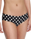 polka dot hipster swim bottom