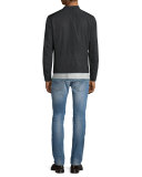 Thavar Destroyed Slim Jeans, Denim