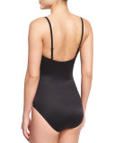 Blaire Fringe-Front One-Piece Swimsuit