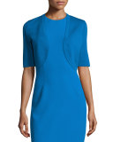 Half-Sleeve Knit Shrug, Wave