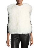 Curly Lamb Shearling Fur Vest