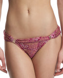 Bia Cinched Swim Bottom, Boho