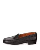 Croc Venetian Loafer, Black