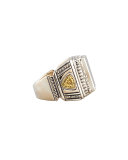 Myrmidones Men's Onyx Square Ring